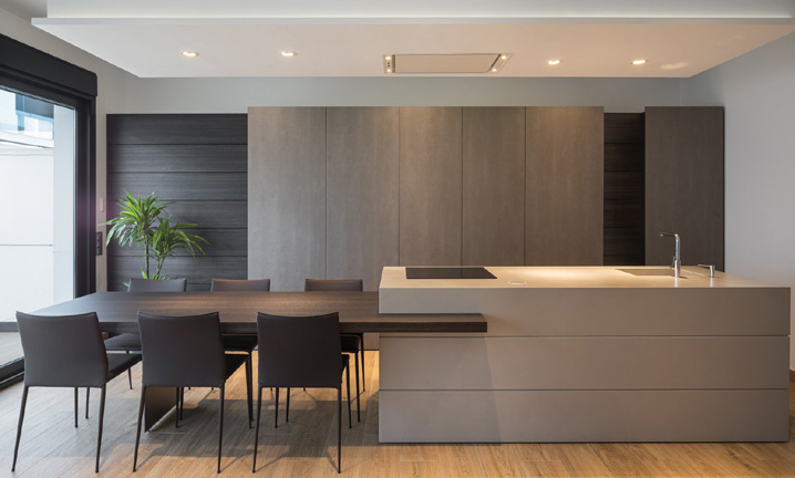 Kyoto Minimalist kitchen overview