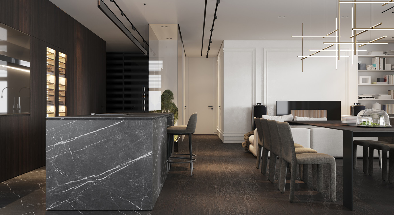 Midnight Villa bronze hardware