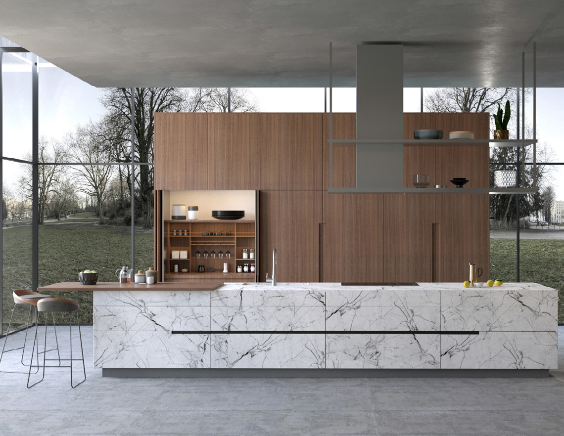 The Nordic Retreat kitchen