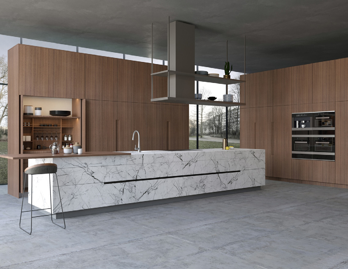 Nordic Retreat hidden appliance detail