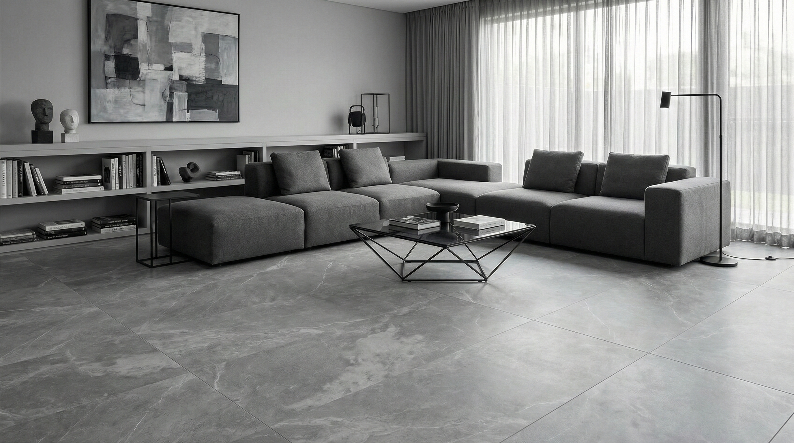 Tundra Grey in modern living space