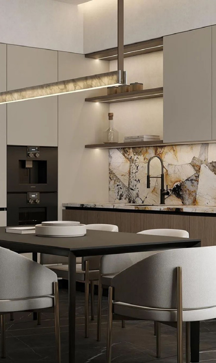 UES Estate kitchen overview